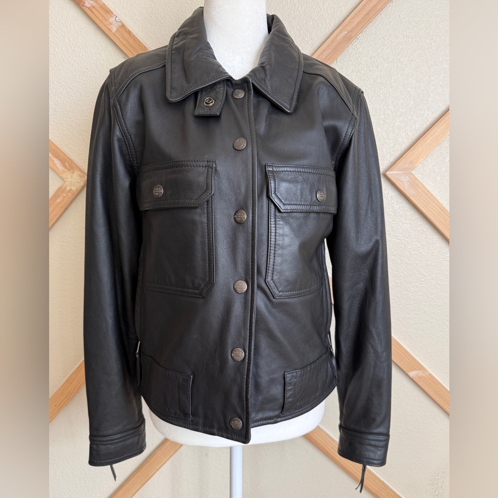 Vintage Harley Davidson “An American Legend”‎ Genuine Leather Jacket * Womens XS
